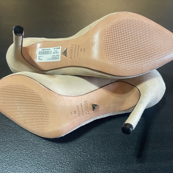 Schutz Suede Heels NWT - Picture 4 of 5